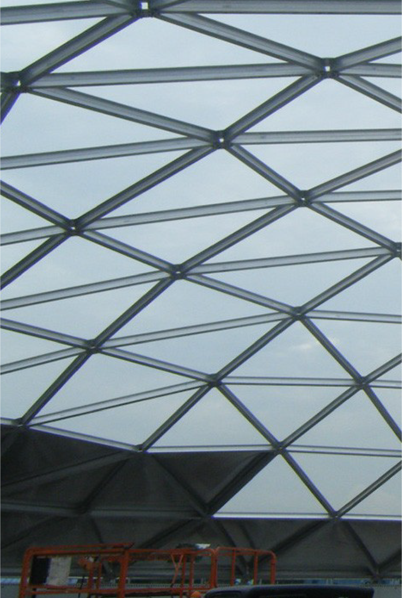 Aluminium geodesic dome roof